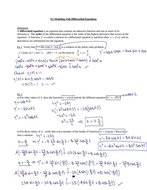 SOLUTION: Chapter 9.1 + 9.3 + 9.5 Notes (Voicu) - Modeling with ...