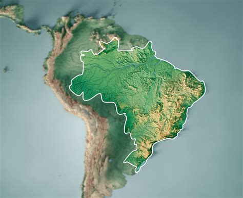 Brazilian Highlands Map Location