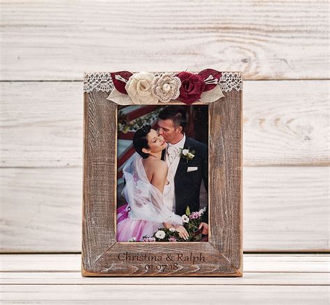 Personalized Wedding Signature Frames