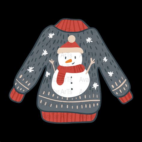 FREE 20 Ugly Sweater Clipart Bundle PNG Ugly Sweaters - Etsy