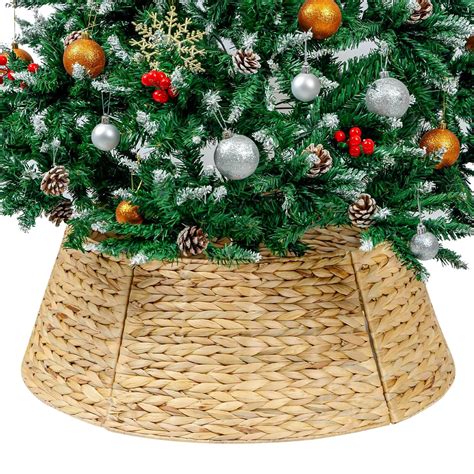 CubesLand Christmas Tree Collar for 7.5ft Trees,Christmas Tree Skirt ...