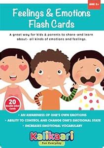Buy Feelings & Emotions Flash Cards, Kid, ( Blue ) Online at Low Prices ...