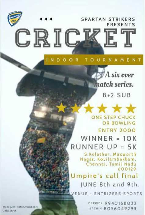 Krono Trophy 2022 Indoor Cricket Tournament