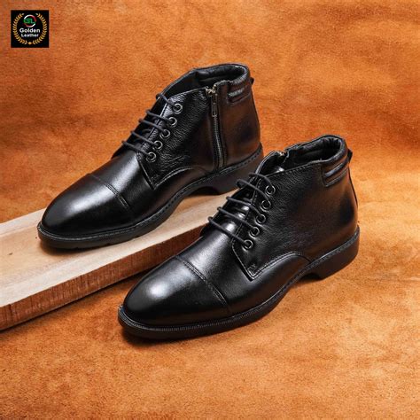GL Genuine Leather Boot For Men | Footwear GL-1066 - Golden Leather