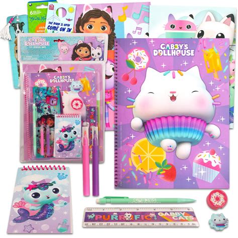 Buy Gabby's Dollhouse Stationery Set - 11 Pc Bundle with Gabby's ...