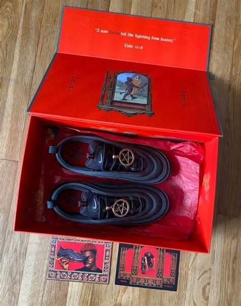 Buy MSCHF X Lil Nas X Satan Shoes Size 8 Special Case Prerelease Online ...