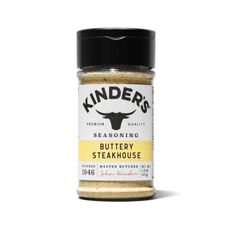 Kinder's Buttery Steakhouse® Seasoning, 2.3 oz - Walmart.com