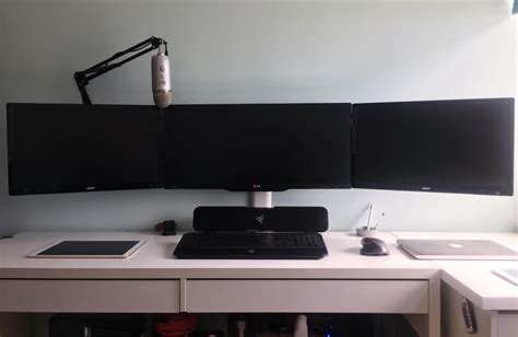 Image result for Three Monitor Computer Stations