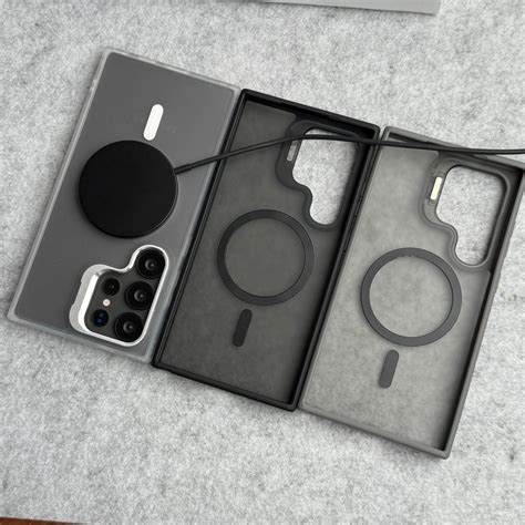 Samsung Galaxy S25 Ultra Smoke MagSafe Cover With Metal Camera Bump Ki ...