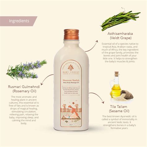 Buy BABY FOREST MAASOOM MAALISH BABY BODY MASSAGE OIL 200 ML Online ...