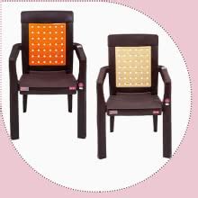 AVRO Furniture 2581 Plastic Chairs | Set of 2 Pcs | Plastic Chair With ...