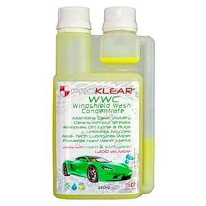 PROKLEAR Wash Additive Concentrate - Keeps Windshield Clear and Wipers ...
