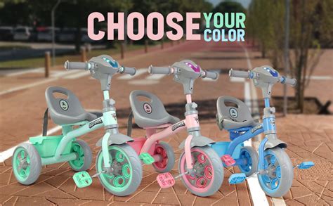 Dash Discover Kids Tricycle with Music, Light, Storage Basket, : Amazon ...