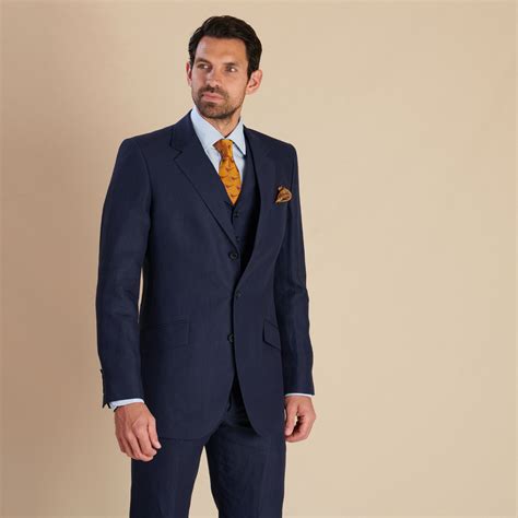 Navy Banbridge Linen Jacket | Men's Country Clothing | Cordings US
