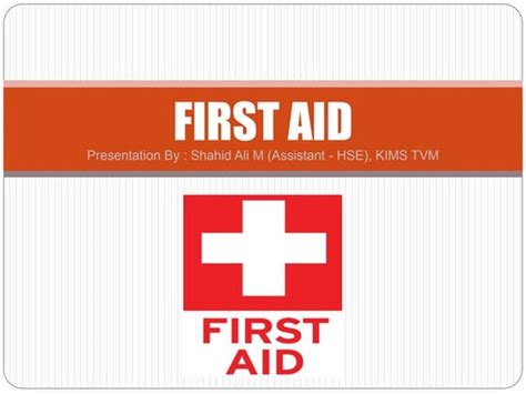 Image result for Introduction of First Aid Slides