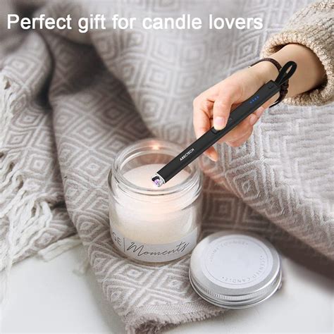 Buy ARECTECH Electric Lighter Candle Lighter USB Rechargeable Lighter ...
