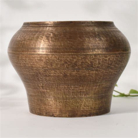 Purchase Vintage Handmade Brass Pot | Get Up To 15% Discount