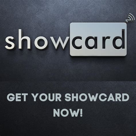Showcard | Get your NFC Card in 3 Steps