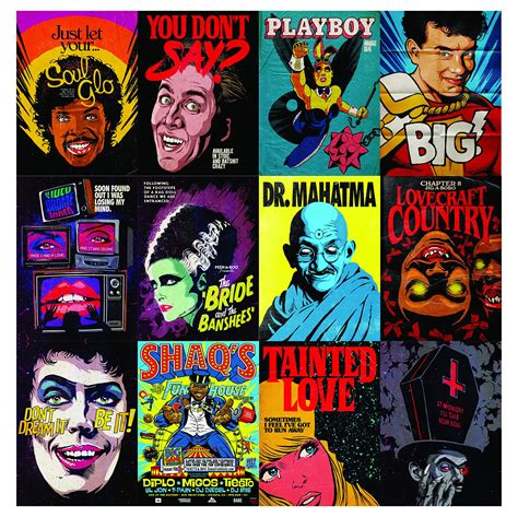 HK Studio Vintage Movie Posters - Easy Peel and Stick Indie Posters for ...