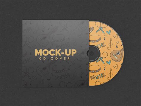 Free CD Sleeve Cover Jacket Mockup PSD Set - Good Mockups