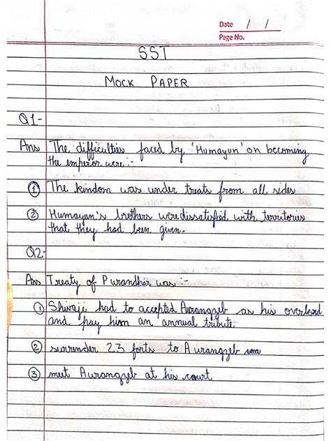 Image result for SST Answer Key