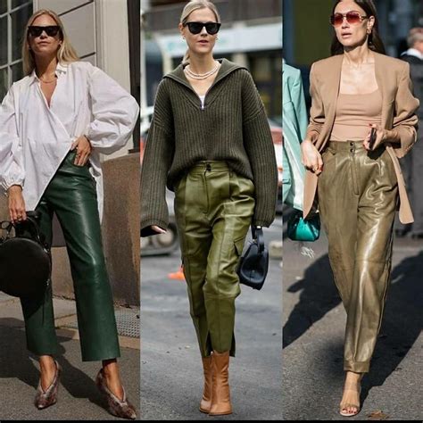 What To Wear With Olive Green Leather Pants at Flynn Trenwith blog