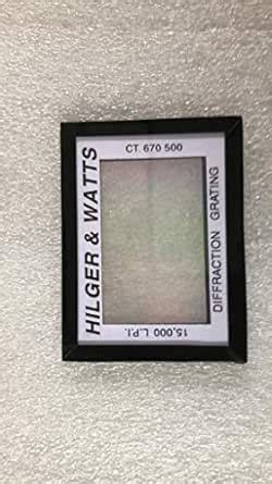 TILAK INSTRUMENTS Diffraction Gratting 15000 LPI : Amazon.in ...