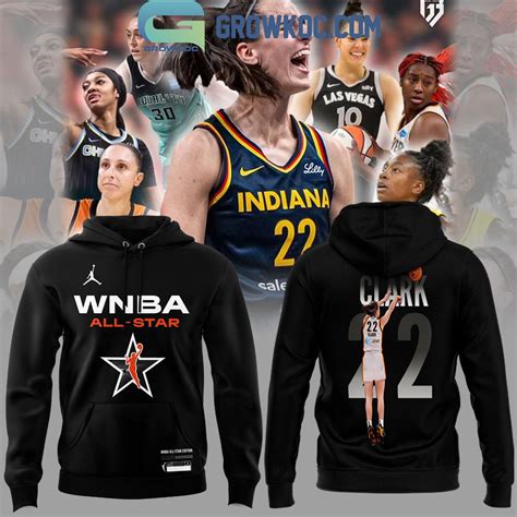 Indiana Fever Wnba All-Star Caitlin Clark Fan Hoodie T-Shirt ...