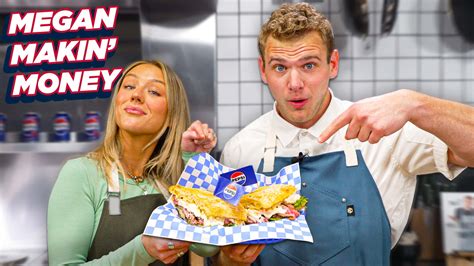 Megan Makin' Money Grills Up ULTIMATE Sandwich | What's For Lunch | Barstool Sports