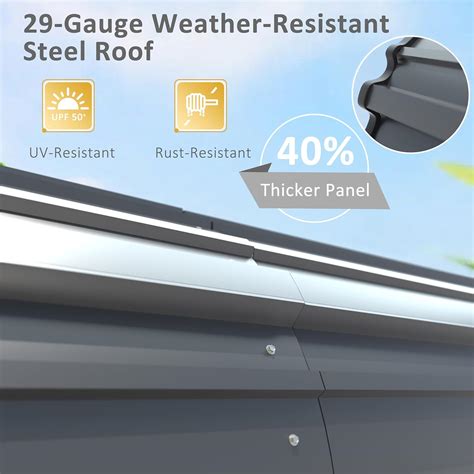 VEIKOU Heavy Duty Carport with Galvanized Steel Roof India | Ubuy