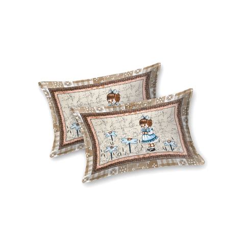 Delicate Daisy Beige Pure Cotton Double Bedsheet – JaipurFabric®