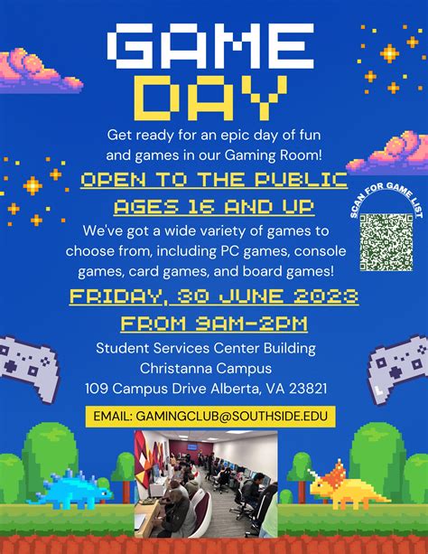 SVCC Gaming Club Game Day at the Christanna Campus | Southside Virginia ...
