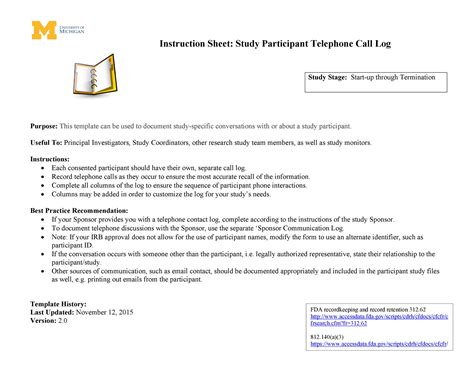Image result for 7 Column Call Log