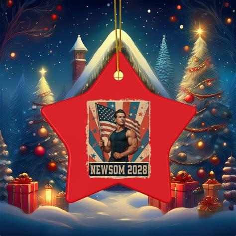 Gavin Newsom For President 2028 Ornament