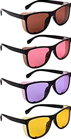 Buy NuVew® Combo Pack of 4 Unisex Sunglasses With Pouch - (Multi ...