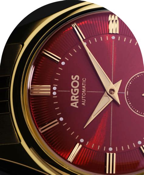 Argos Apollo III - Wine Red Gold with Golden Jubilee Bracelet