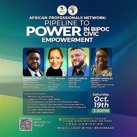 African Professionals Networking: Pipeline to Power BIPOC Civic ...