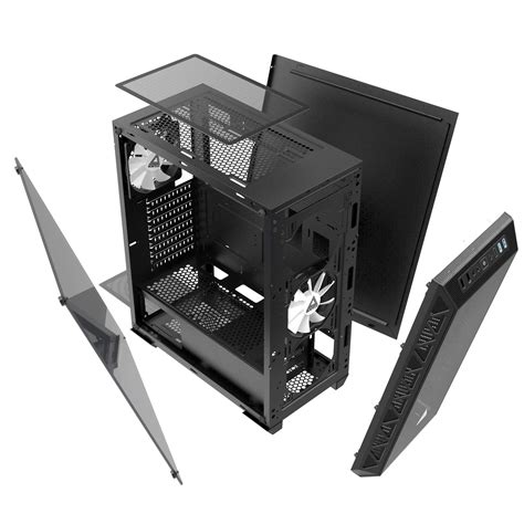 Montech AIR 900 MESH Black/ATX Mid-Tower/High & Max Airflow/Dust- Proof ...