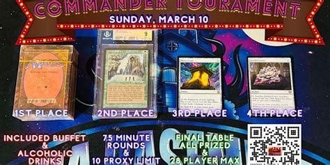 Sealed Revised Starter MTG Commander/EDH Tourney, Da Basement Games ...