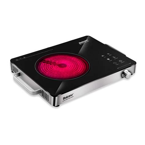 Balzano Infrared Cooktop 2000W Electric Stove with 4 Preset Modes (Stir ...