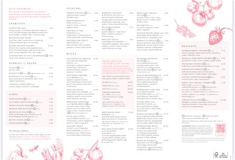 Bangkok Bistro Winchester's full menu online