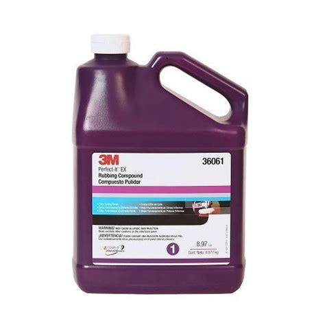 3M 36061 Perfect-It EX Rubbing Compound Gallon India | Ubuy