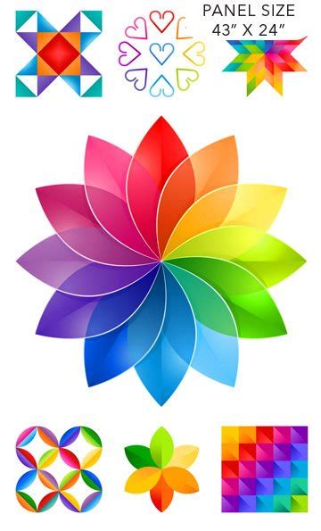 Image result for Playful Creative Flower Panel Quilt Pattern