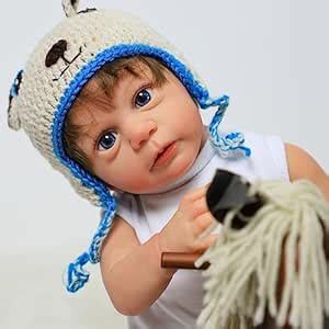 SCOM Lifelike Reborn Baby Dolls - 19 inches Realistic Baby Dolls Mika ...