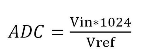 Image result for ADC Conversion Equation
