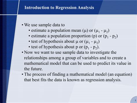Tutorial On Regression Data Analysis 的图像结果