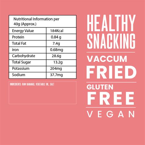 Vacuum Fried Banana Chips - Salted