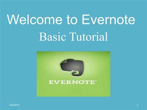Image result for Evernote Tutorial PDF