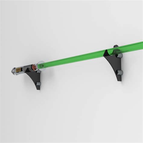 Plexico Wall Mount Lightsaber Wall Rack Lightsaber Brackets Lightsaber ...