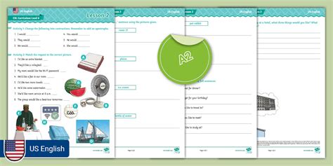 SL Curriculum Level 6 Lesson 2 Activity Sheet